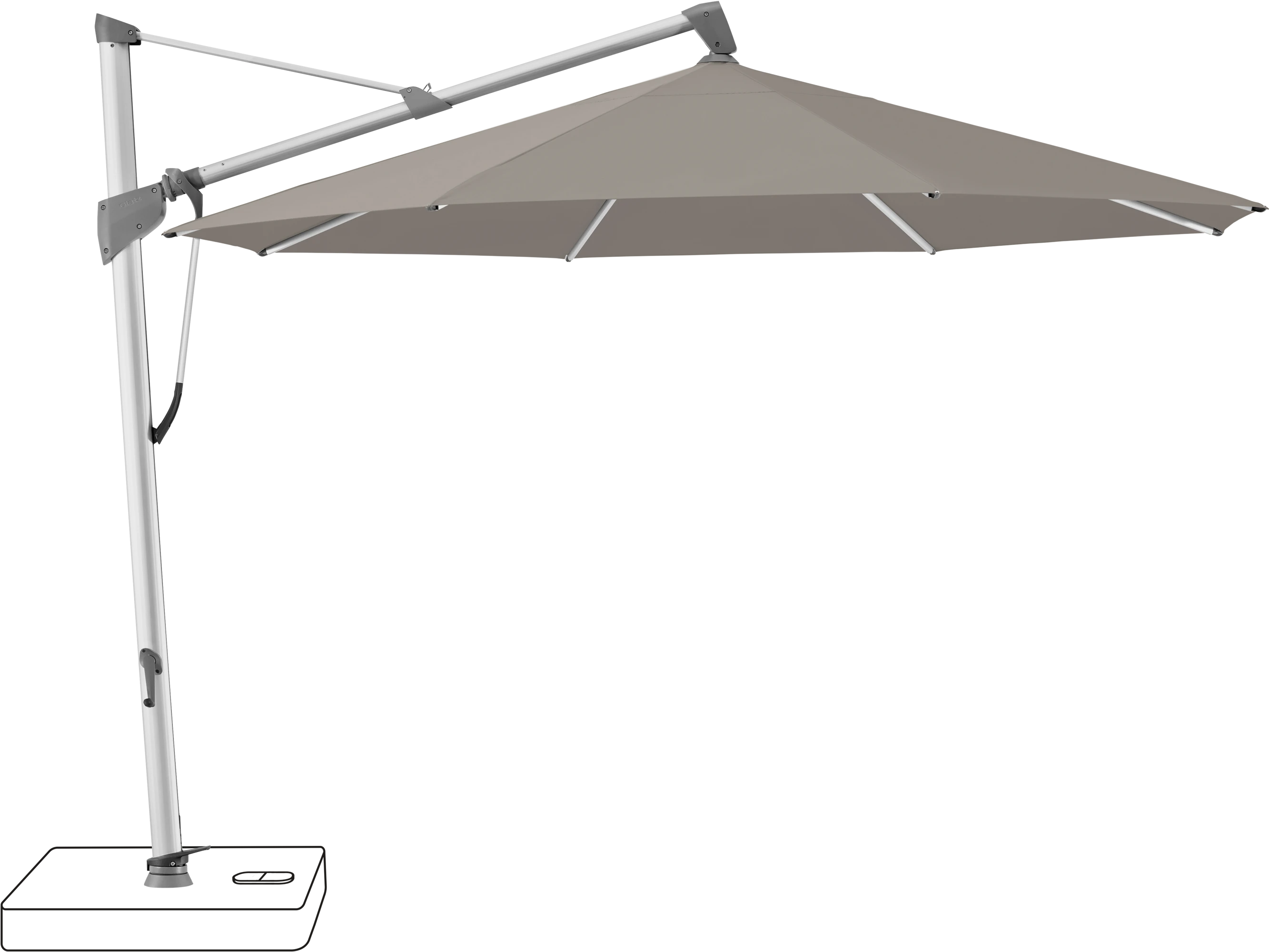 Glatz Sombrano Parasol Ø 350 cm