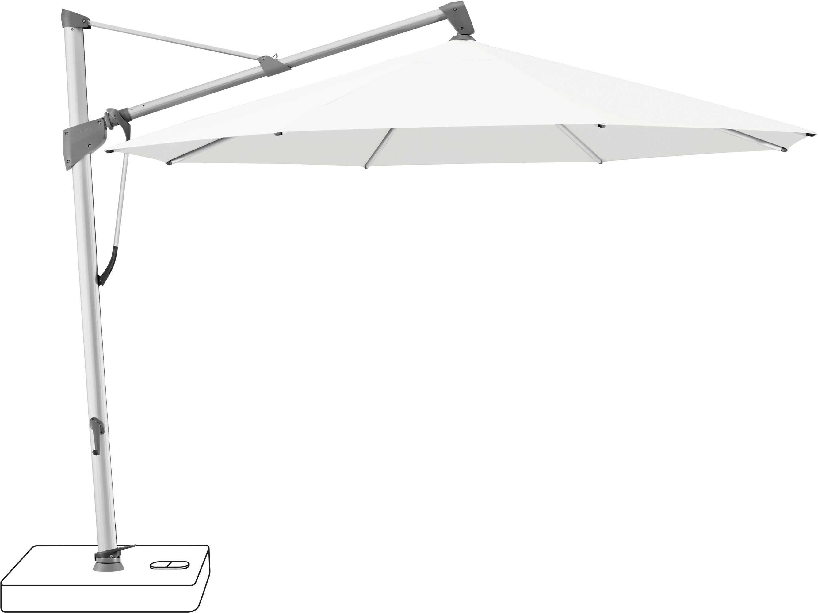 Glatz Sombrano Parasol Ø 350 cm