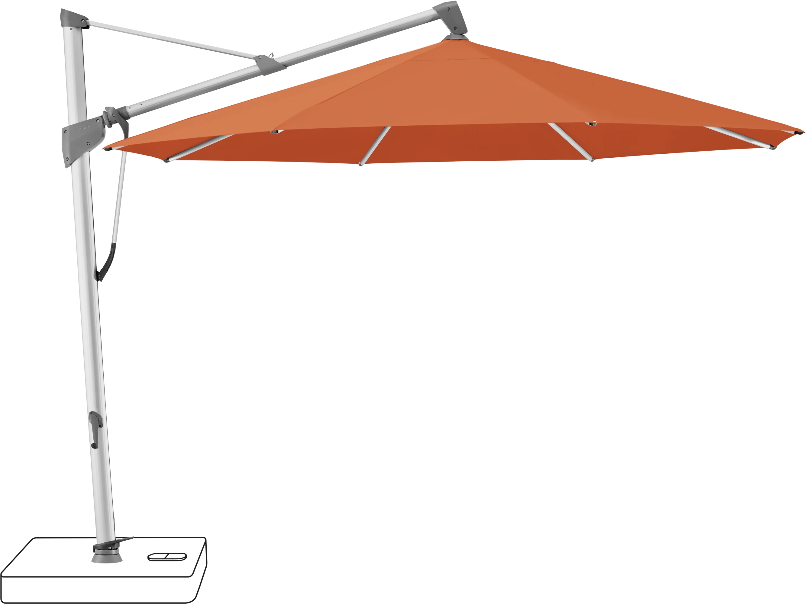 Glatz Sombrano Parasol Ø 350 cm