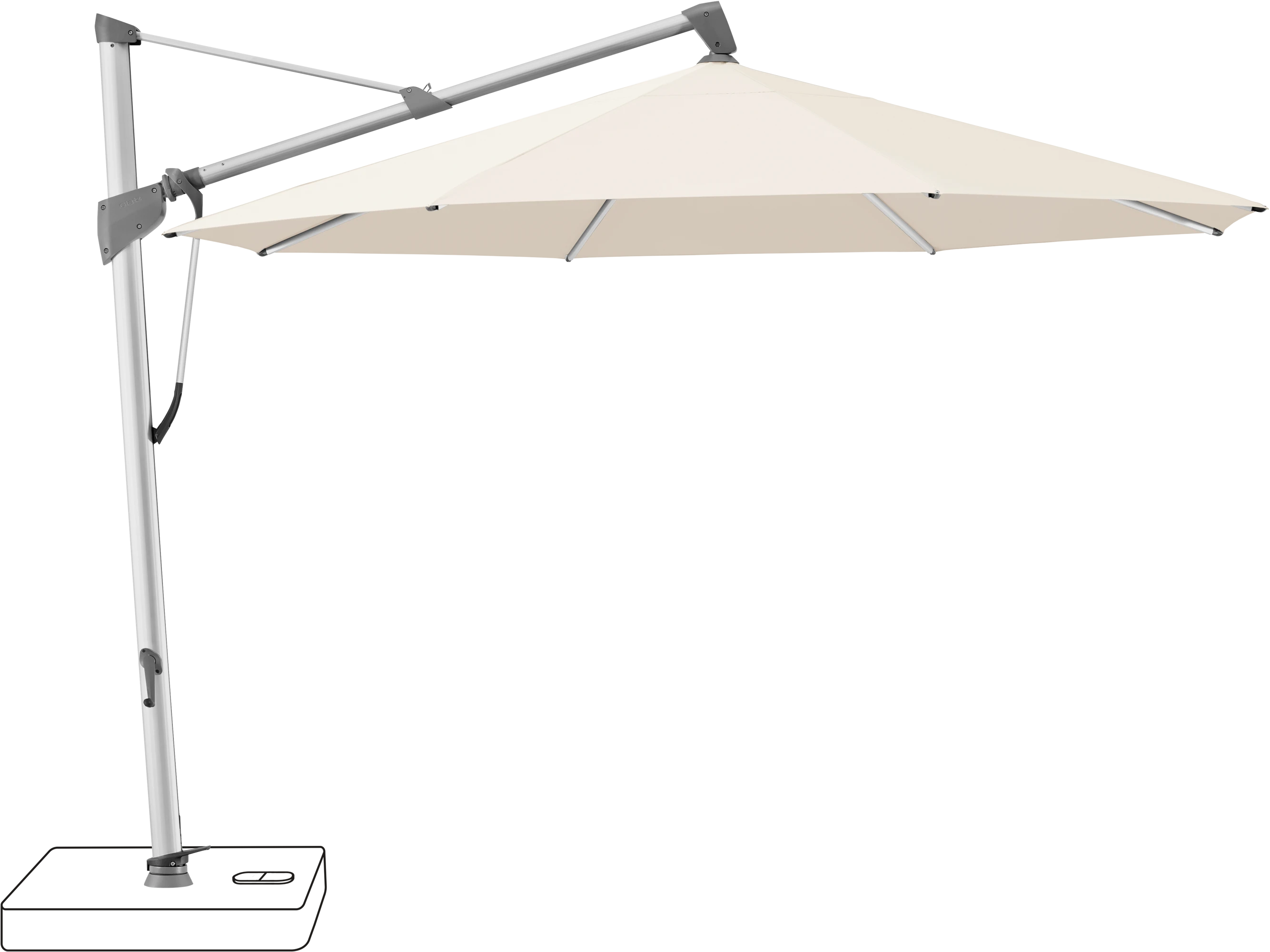 Glatz Sombrano Parasol Ø 350 cm