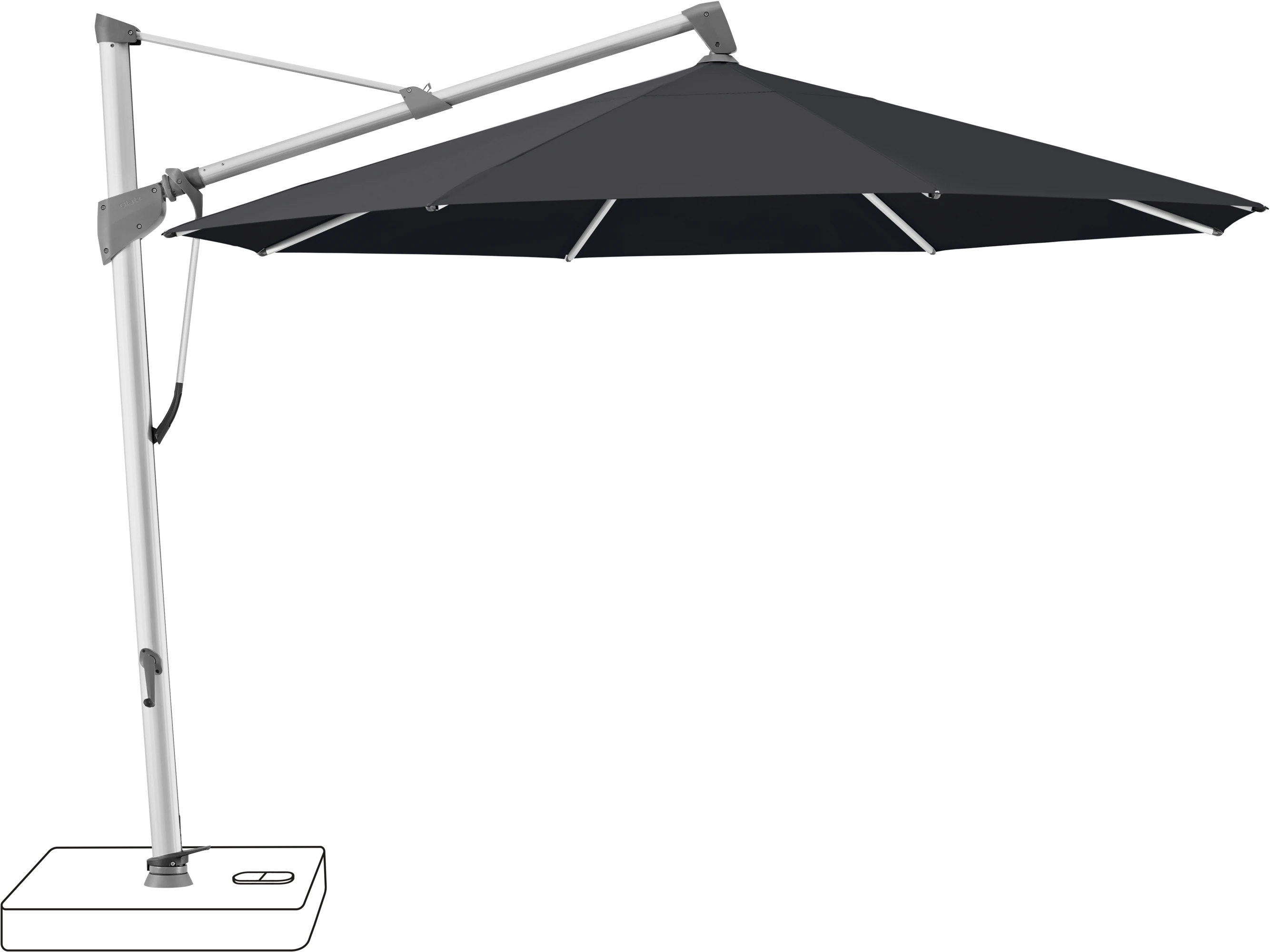 Glatz Sombrano Parasol Ø 350 cm