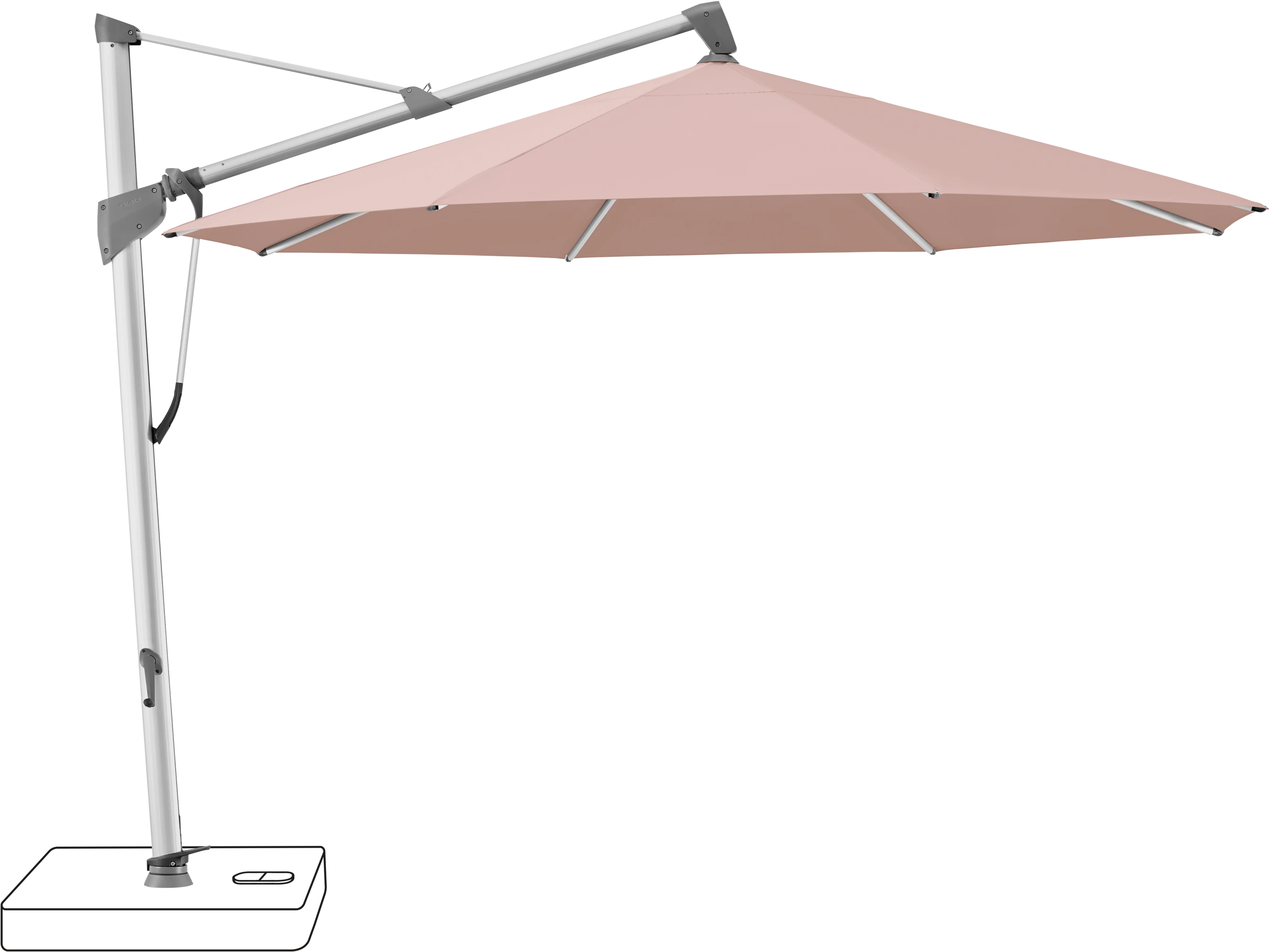 Glatz Sombrano Parasol Ø 350 cm