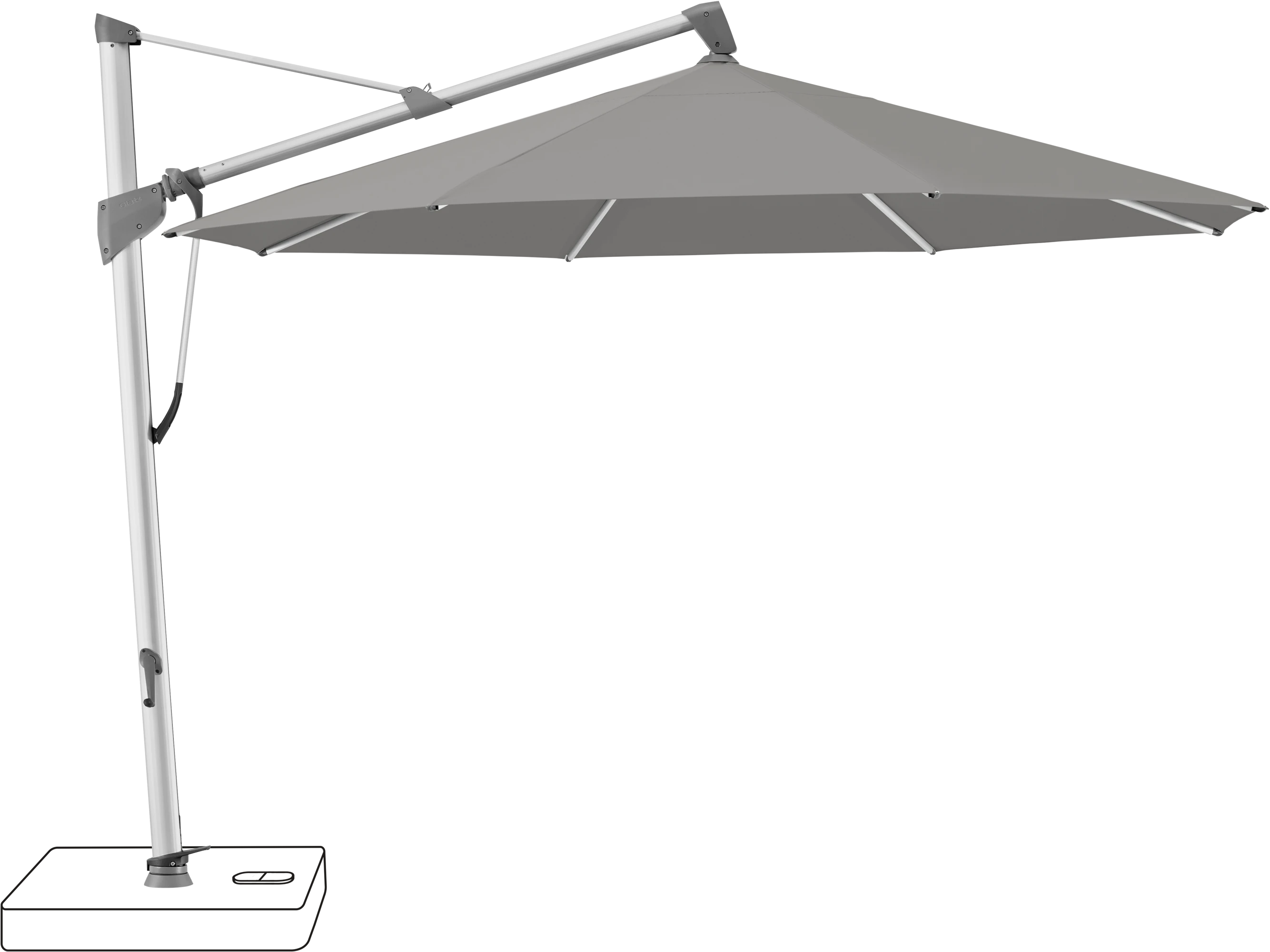 Glatz Sombrano Parasol Ø 350 cm
