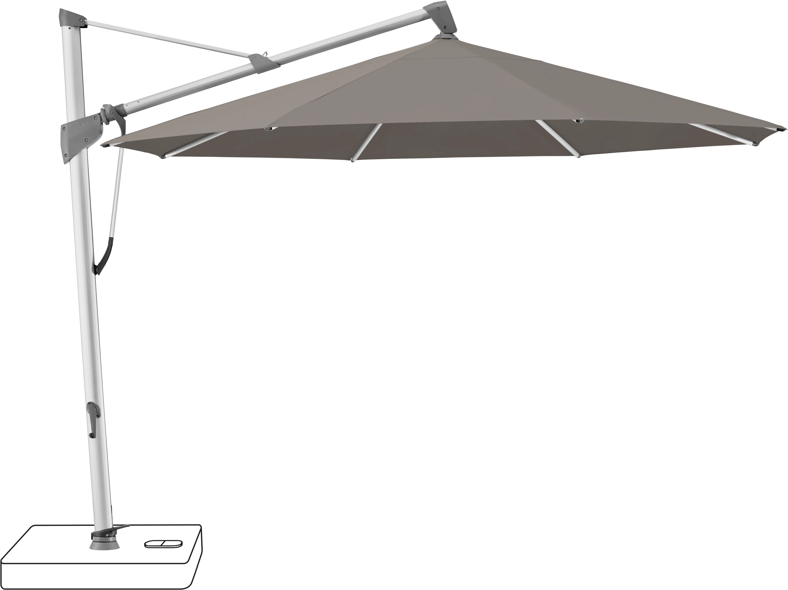 Glatz Sombrano Parasol Ø 350 cm