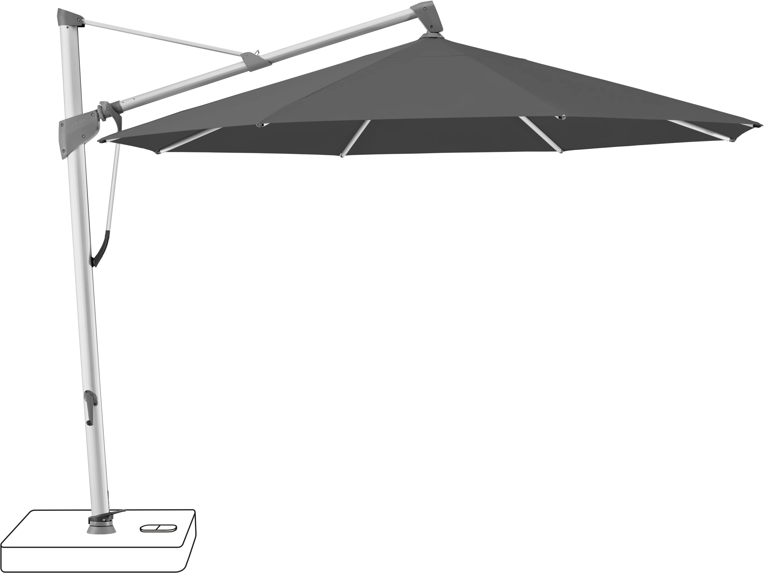 Glatz Sombrano Parasol Ø 350 cm