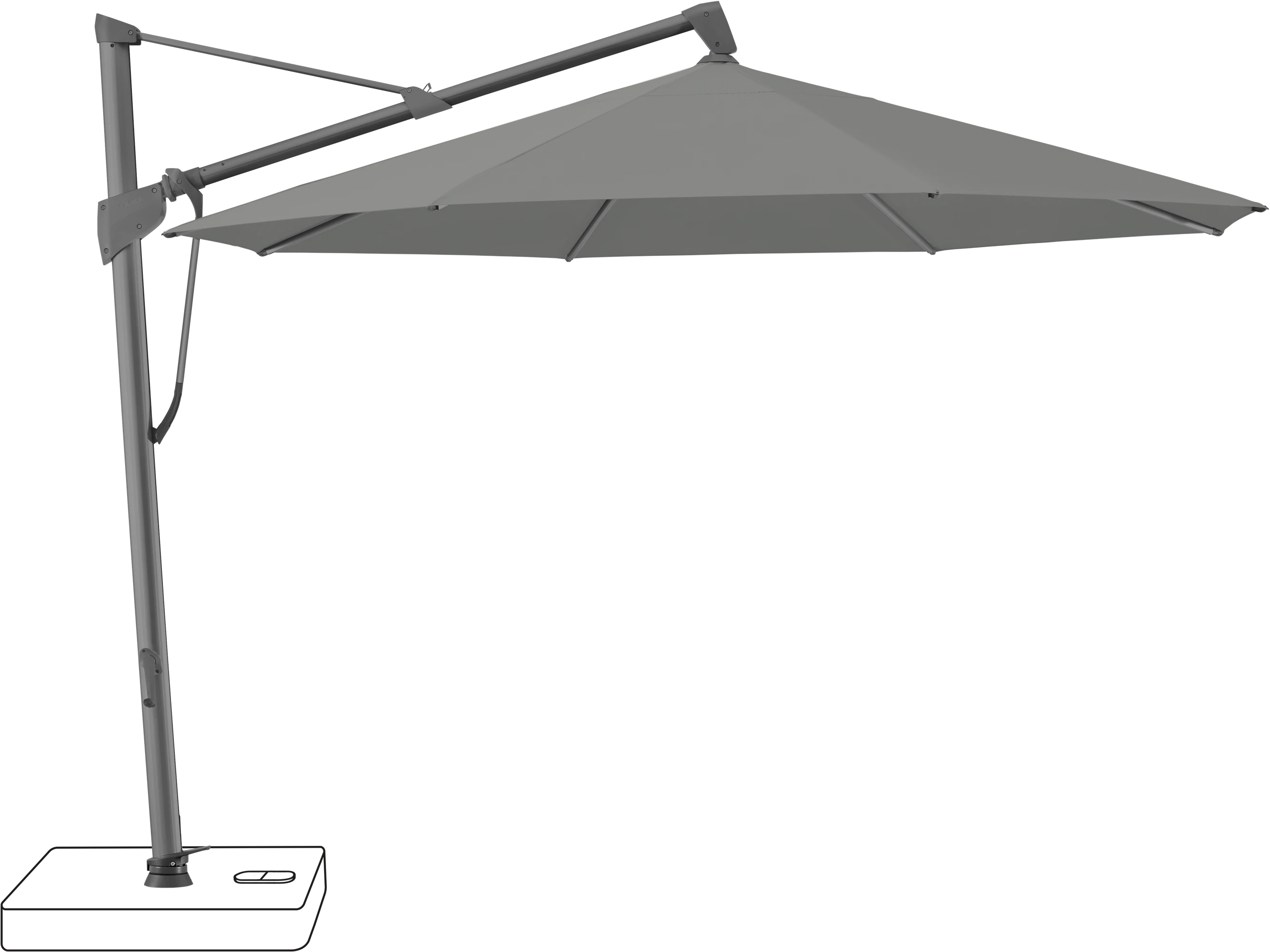 Glatz Sombrano Parasol Ø 350 cm