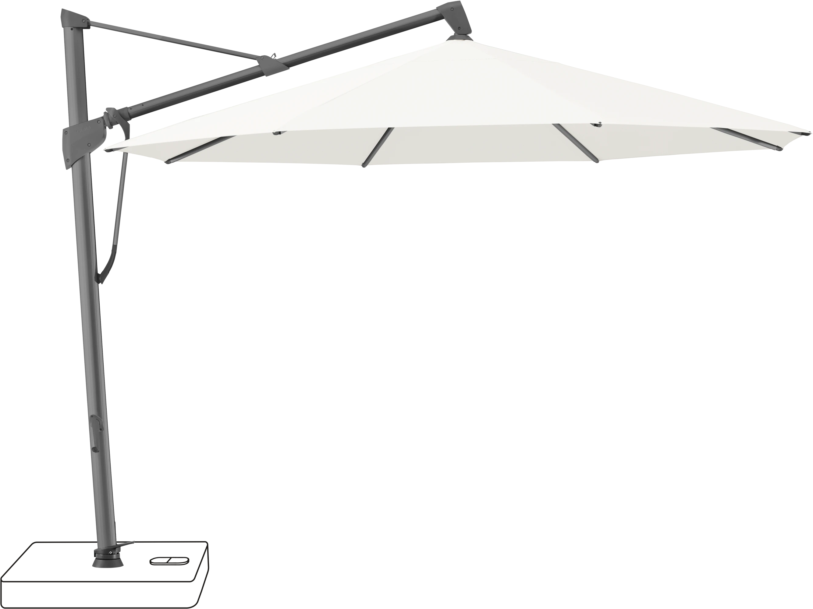 Glatz Sombrano Parasol Ø 350 cm