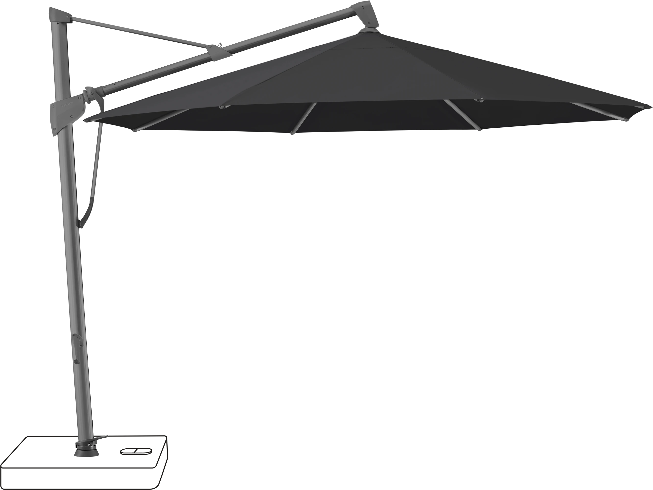 Glatz Sombrano Parasol Ø 350 cm