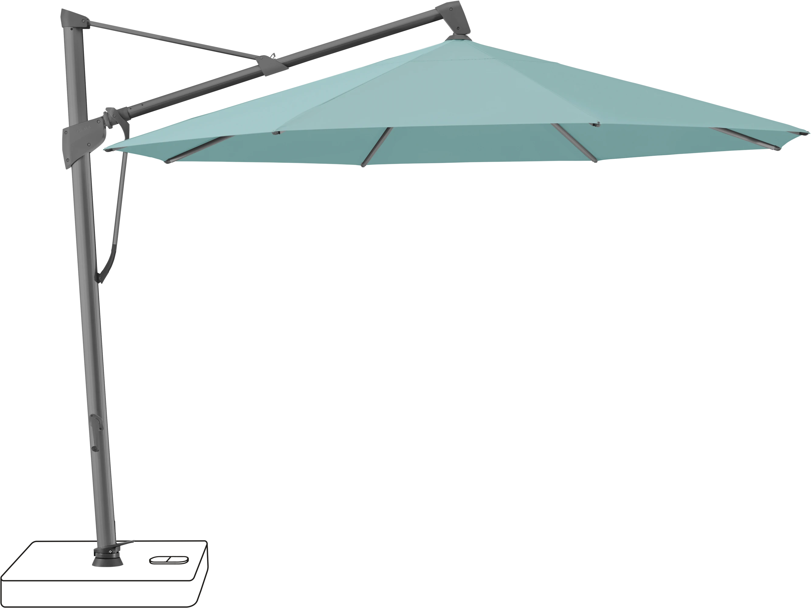 Glatz Sombrano Parasol Ø 400 cm