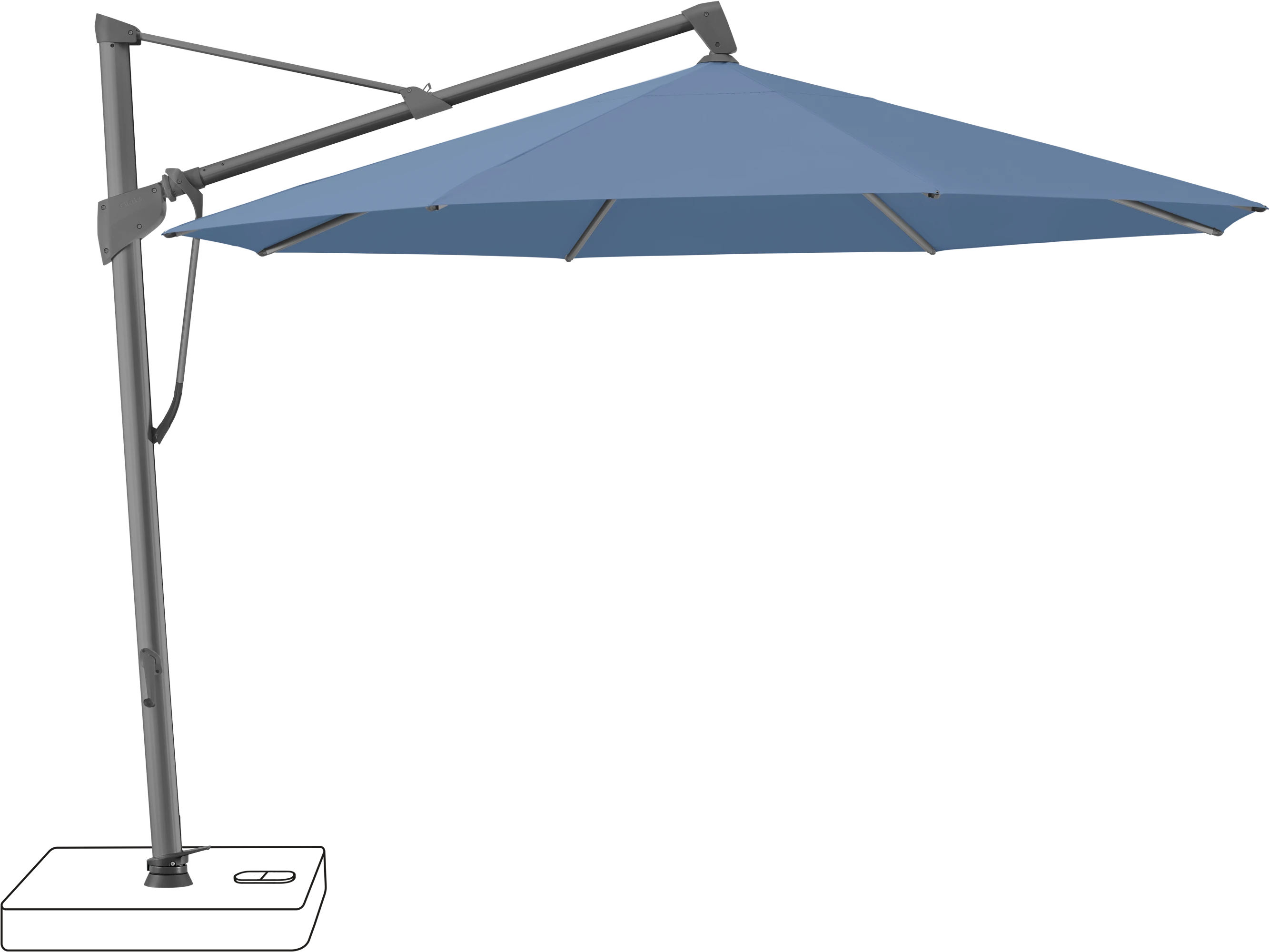 Glatz Sombrano Parasol Ø 350 cm