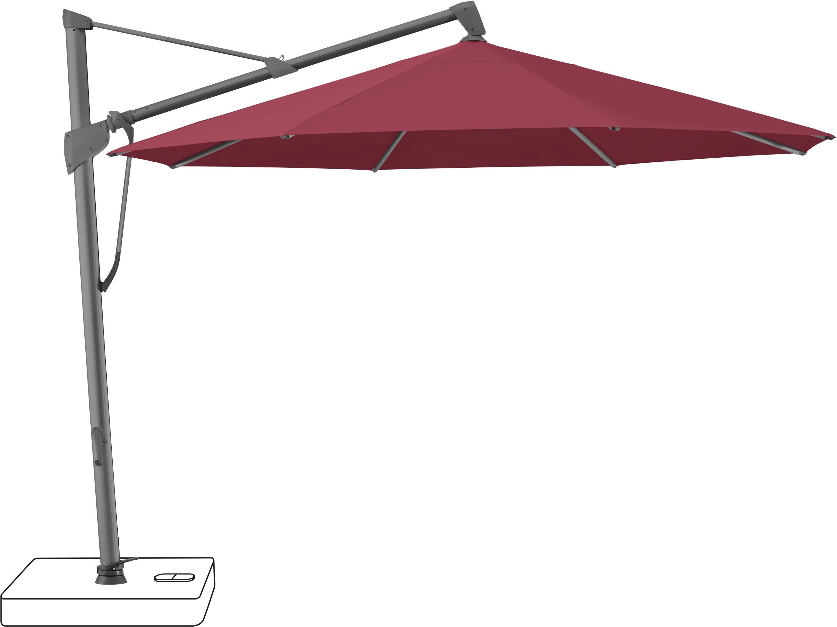 Glatz Sombrano Parasol Ø 350 cm