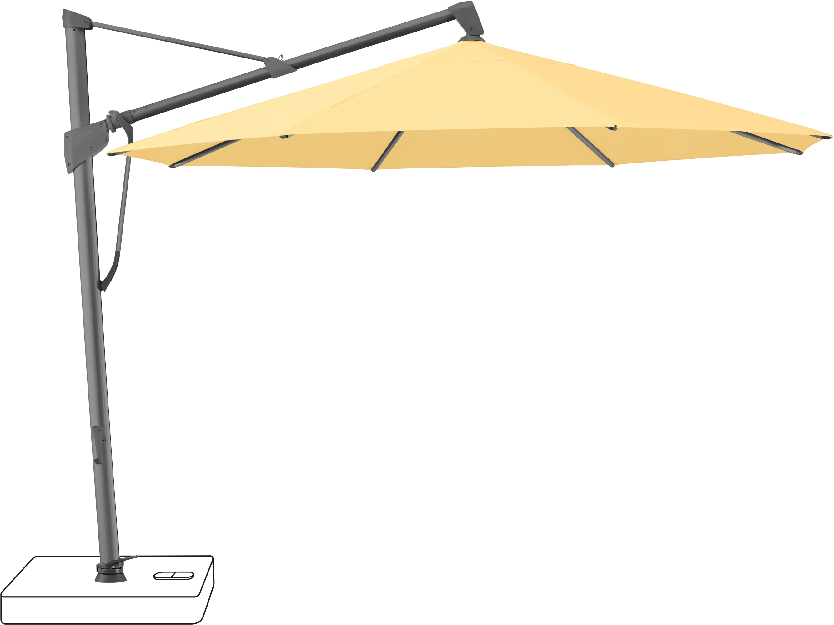 Glatz Sombrano Parasol Ø 350 cm