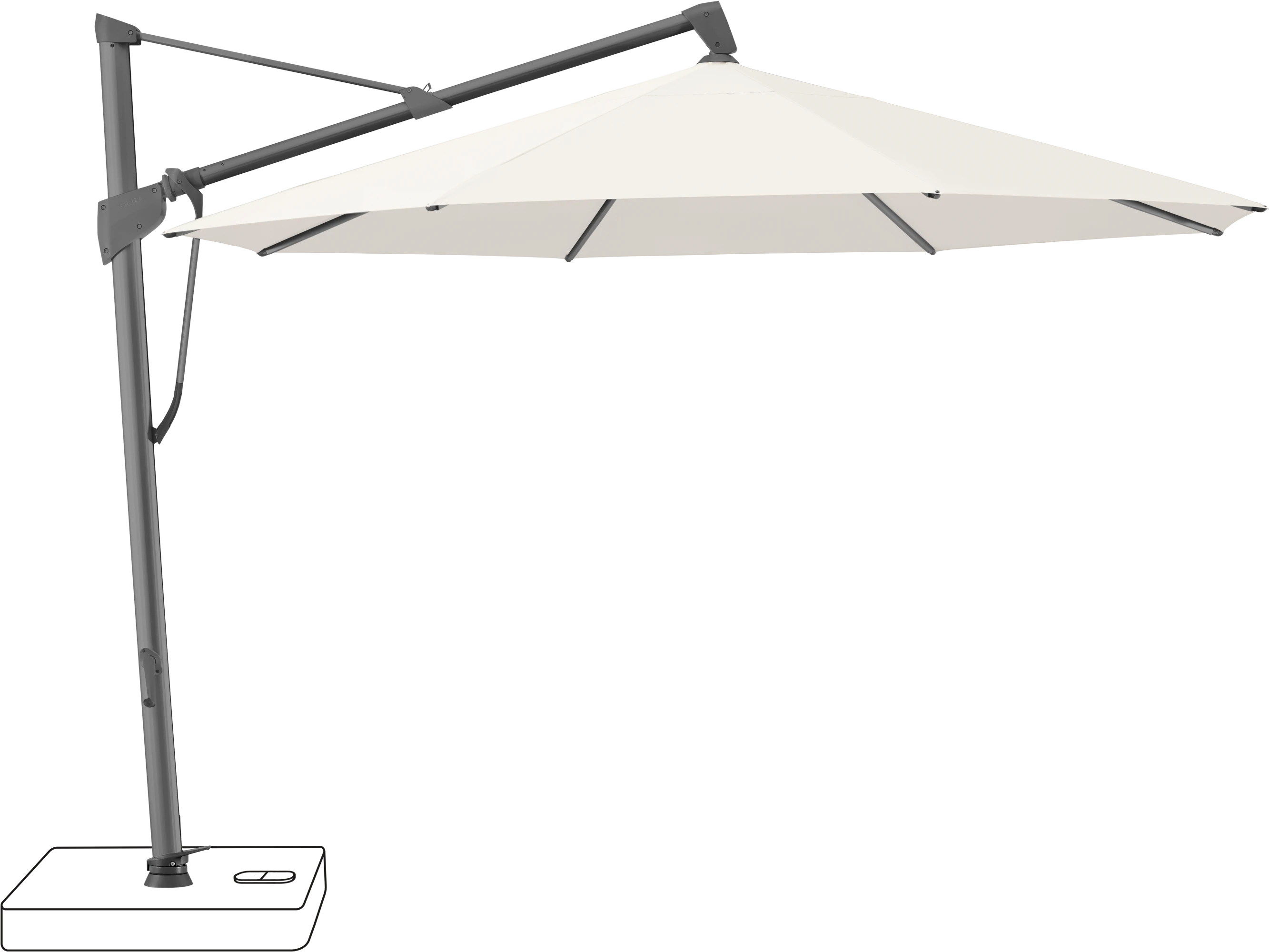 Glatz Sombrano Parasol Ø 350 cm
