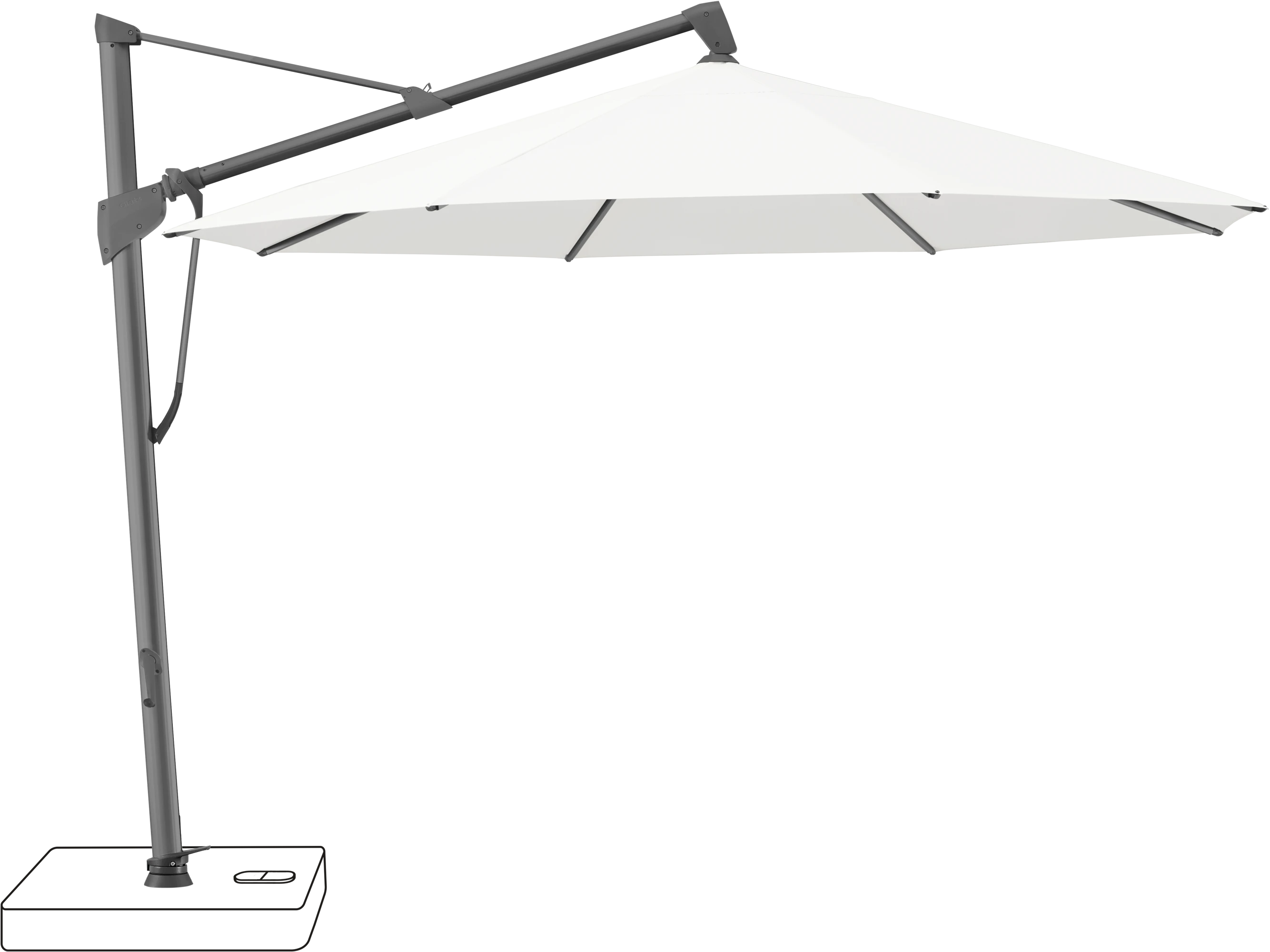 Glatz Sombrano Parasol Ø 350 cm