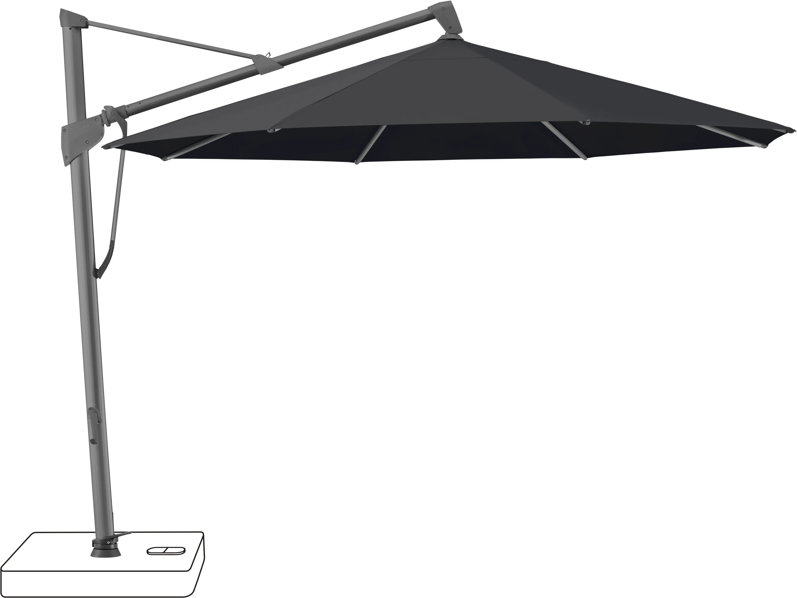 Glatz Sombrano Parasol Ø 350 cm