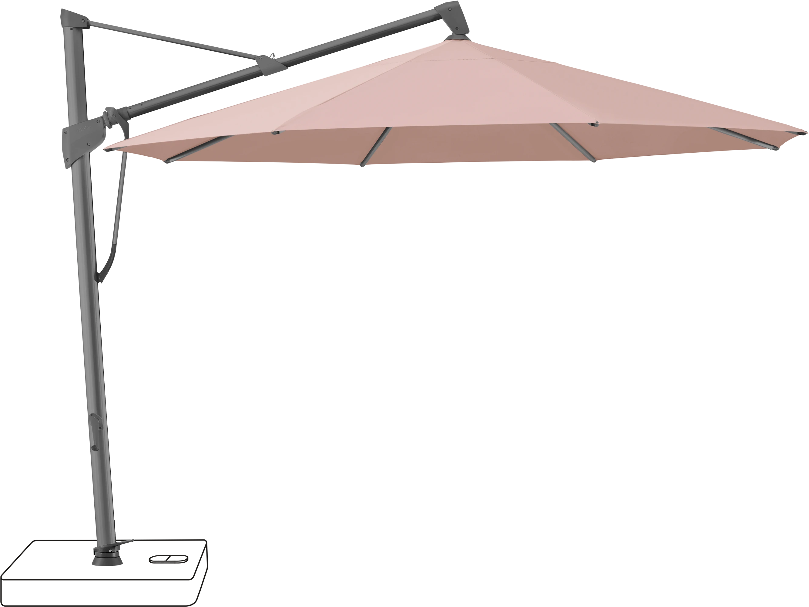 Glatz Sombrano Parasol Ø 400 cm