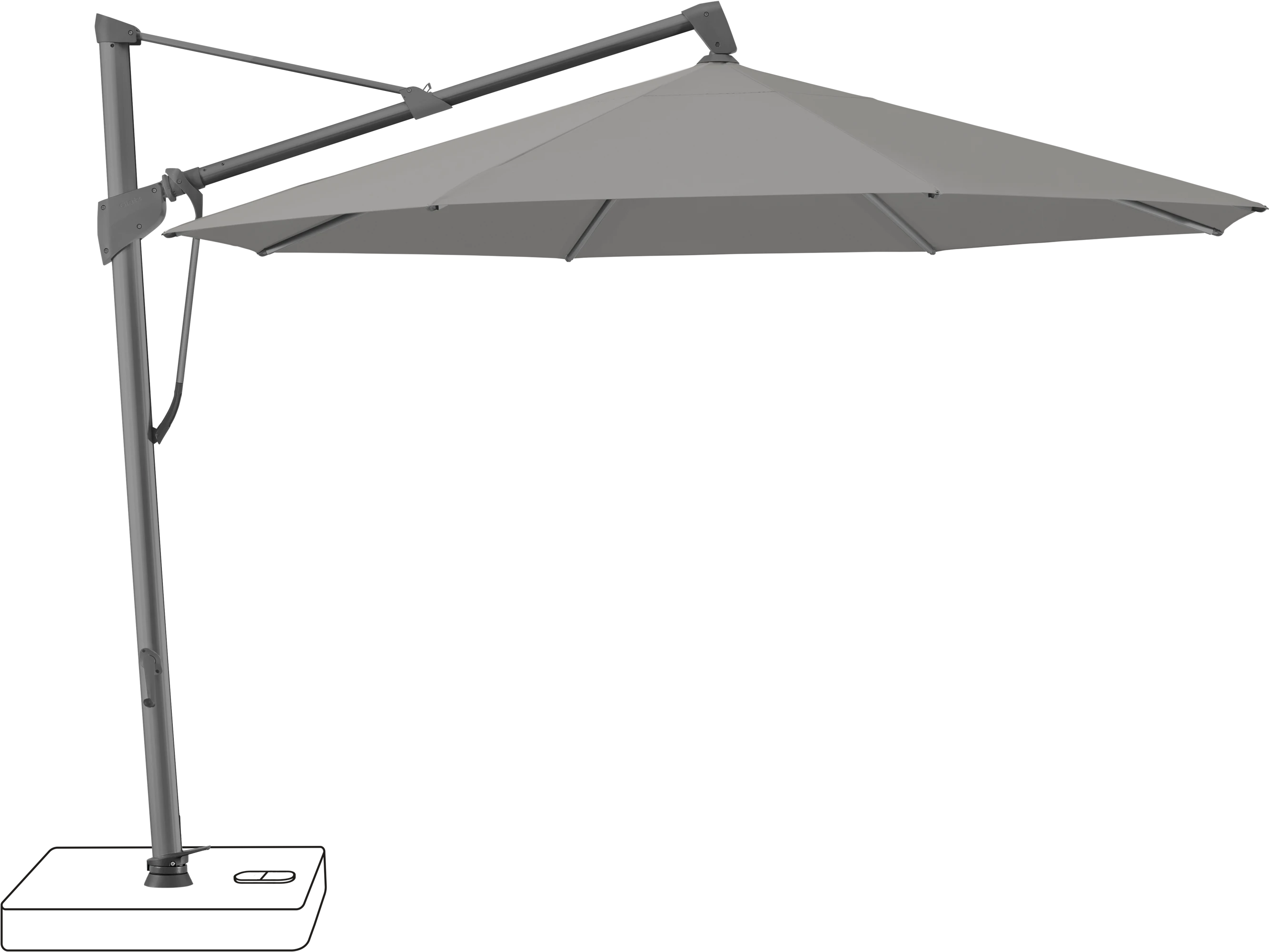 Glatz Sombrano Parasol Ø 350 cm