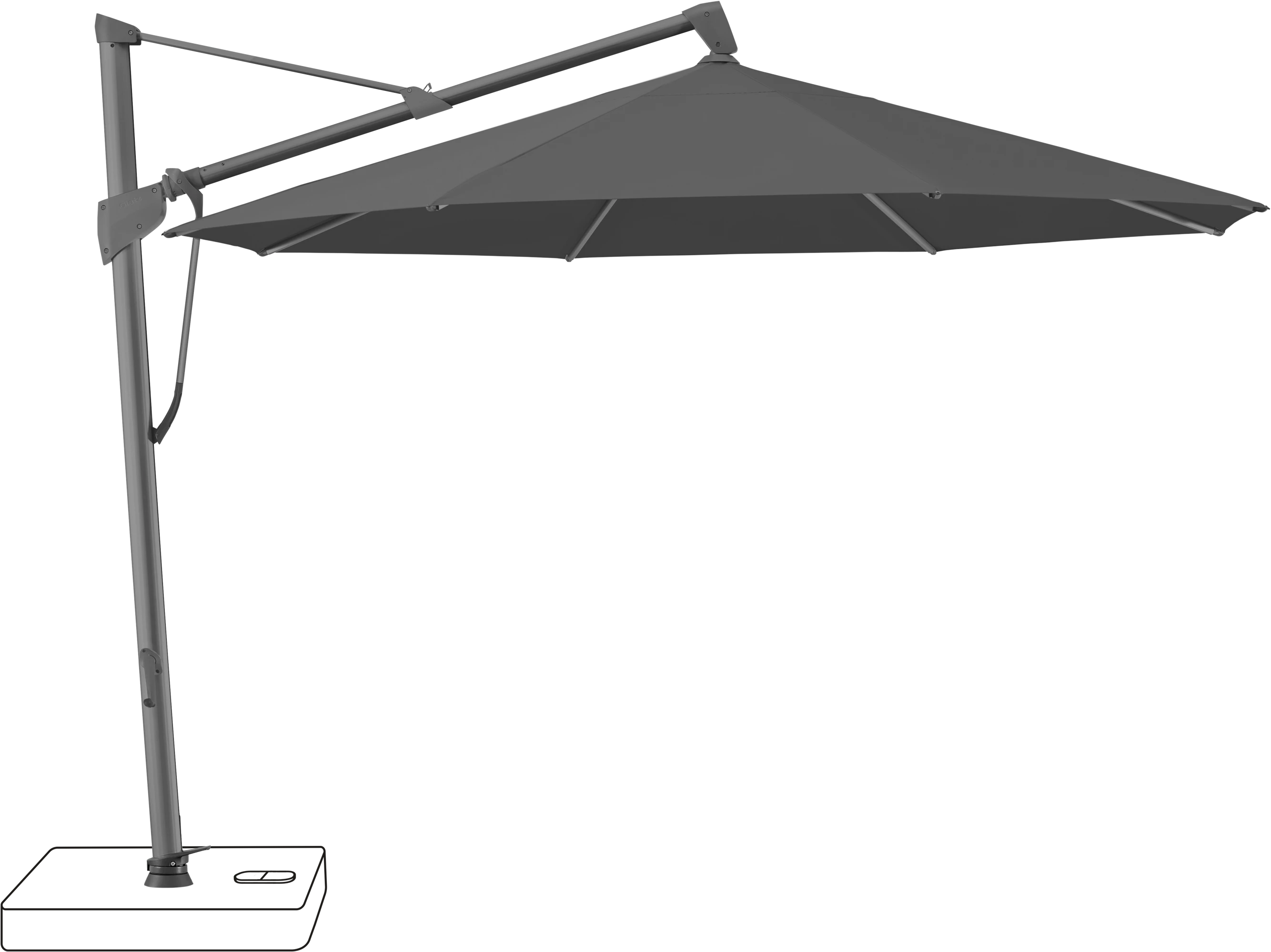 Glatz Sombrano Parasol Ø 400 cm