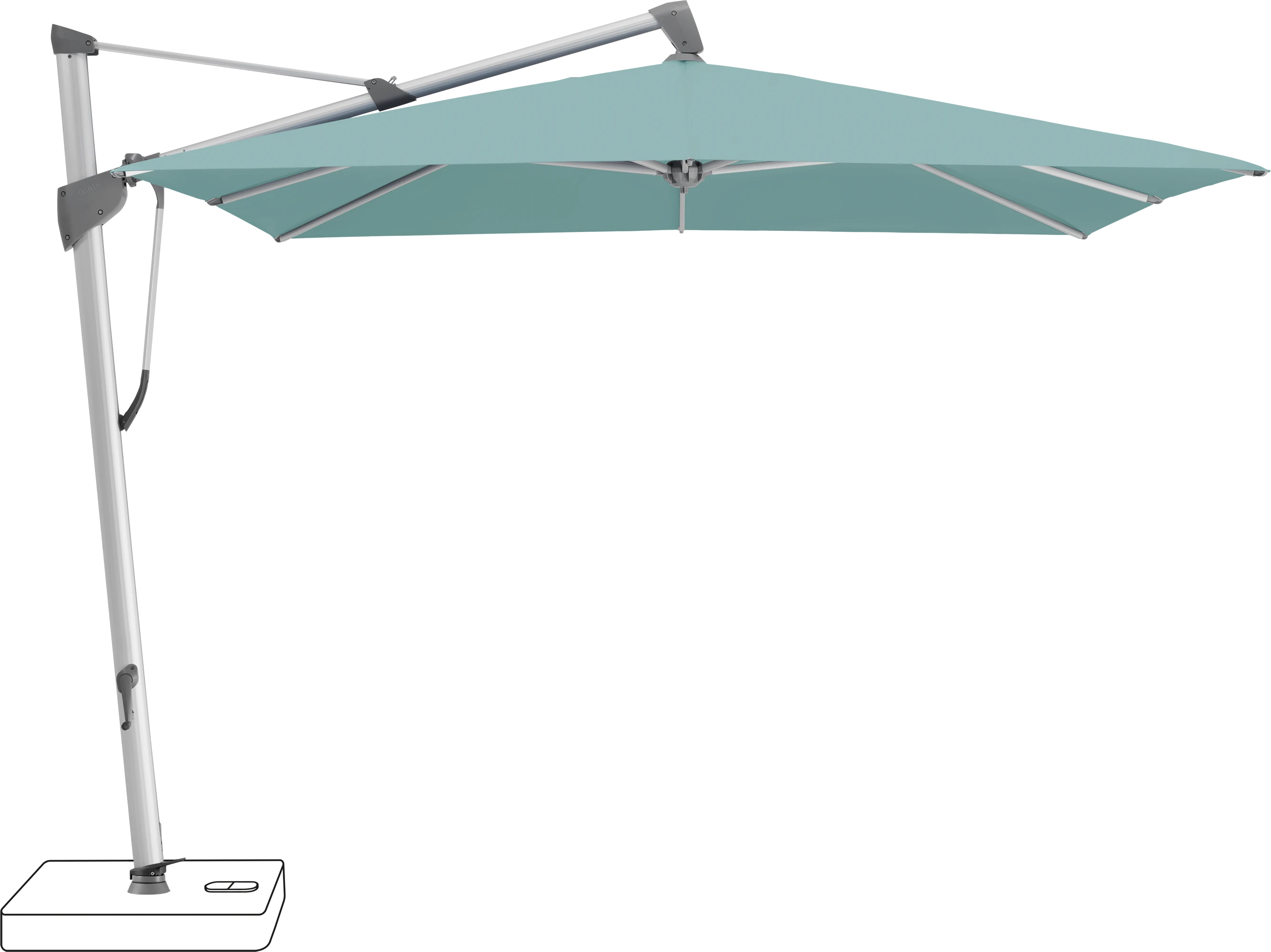 Glatz Sombrano Parasol 400 x 300 cm