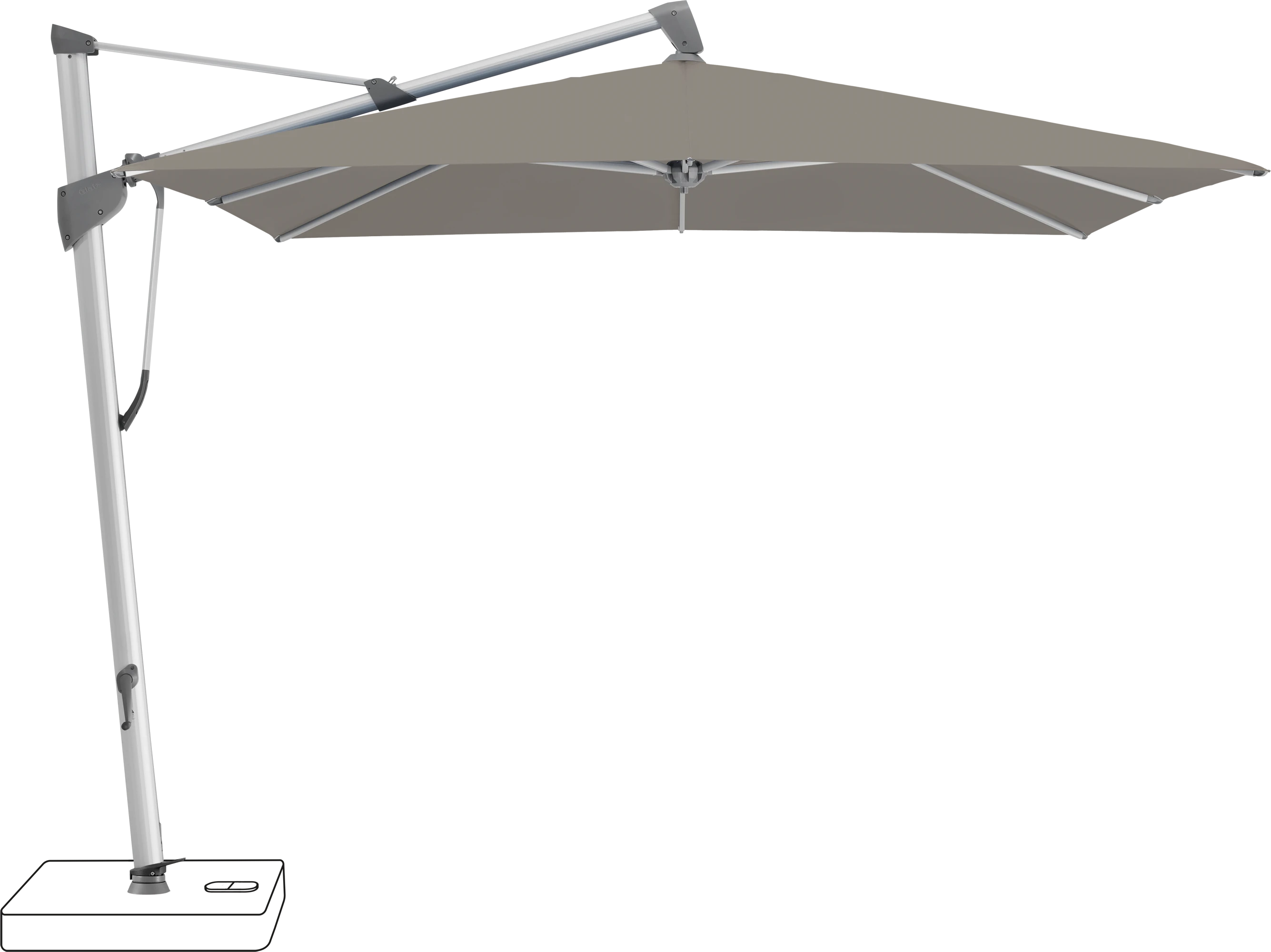 Glatz Sombrano Parasol 400 x 300 cm