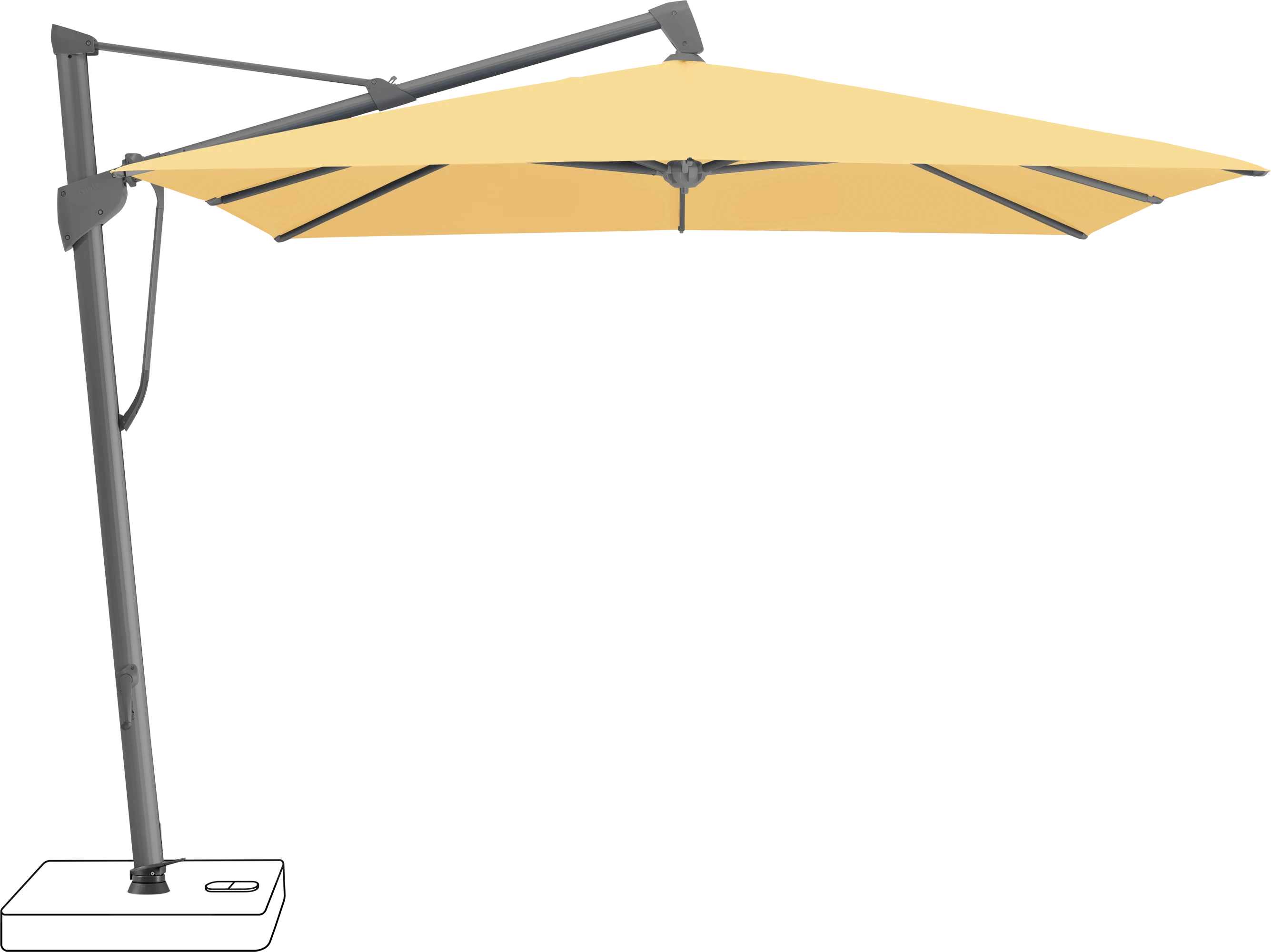 Glatz Sombrano Parasol 400 x 300 cm