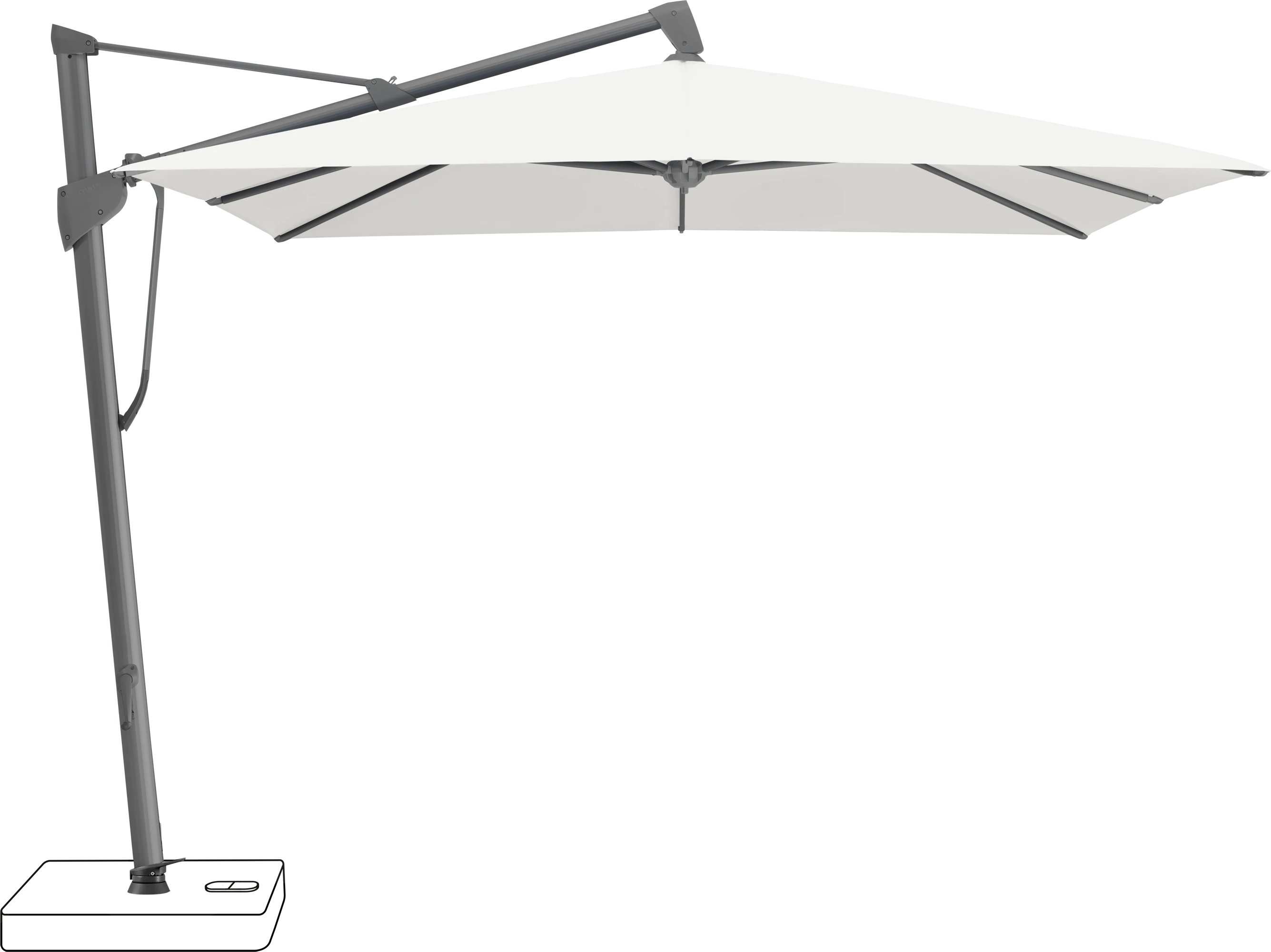 Glatz Sombrano Parasol 400 x 300 cm