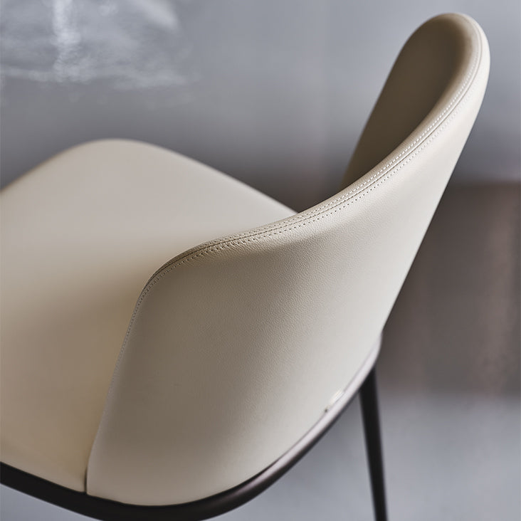 Cattelan Italia Magda ML Dining Chair – Synthetic Leather & Micro Nubuk