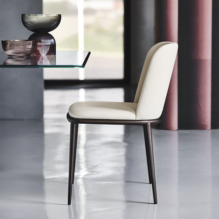 Cattelan Italia Magda ML Dining Chair – Synthetic Leather & Micro Nubuk