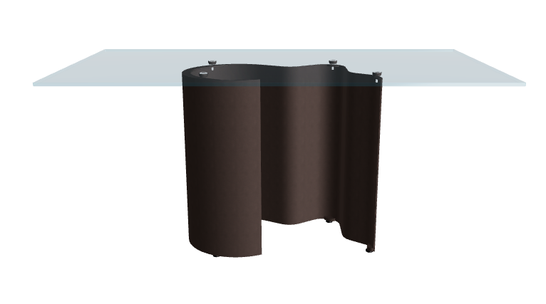 Cattelan Italia Papelito Glass Dining Table