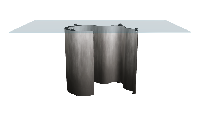 Cattelan Italia Papelito Glass Dining Table