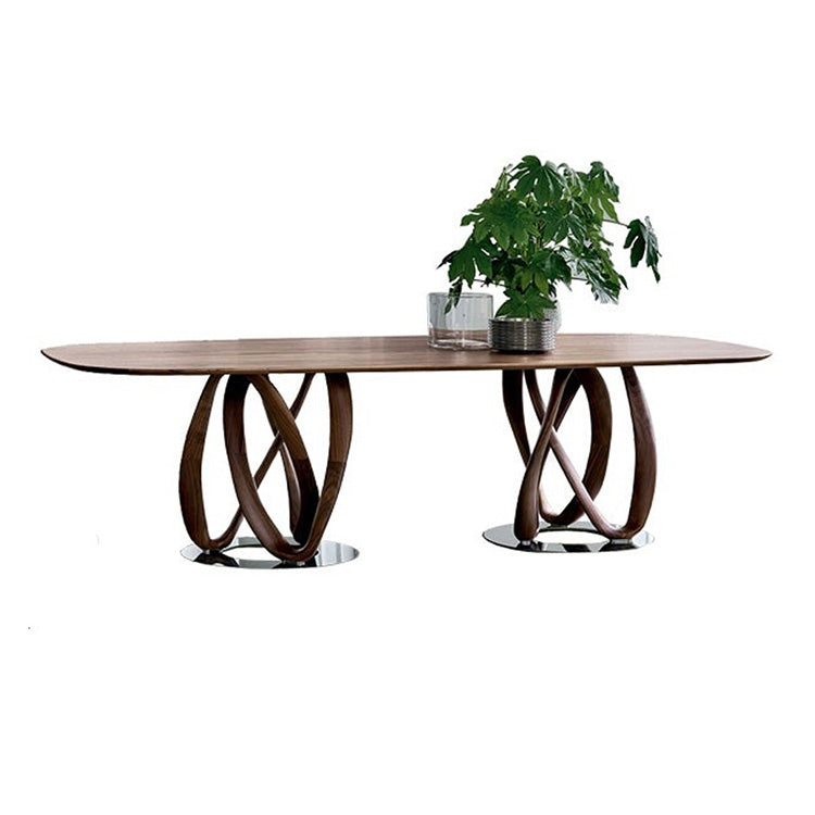 Porada Infinity Rectangular Glass Dining Table