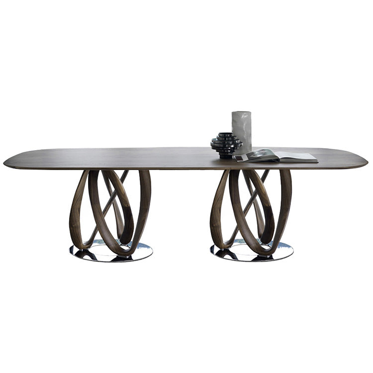 Porada Infinity Rectangular Glass Dining Table