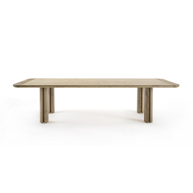 Porada Quadrifoglio Rectangular Wood Dining Table