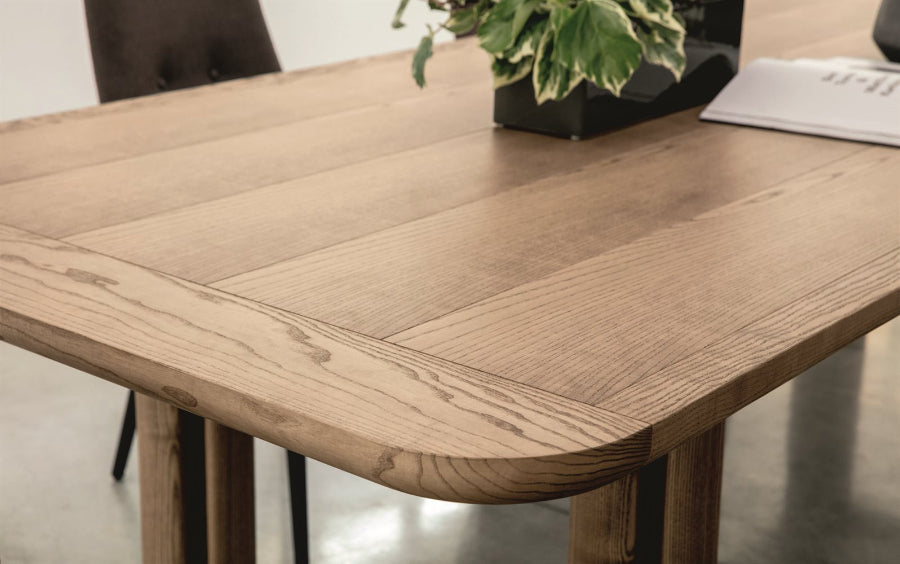 Porada Quadrifoglio Rectangular Wood Dining Table