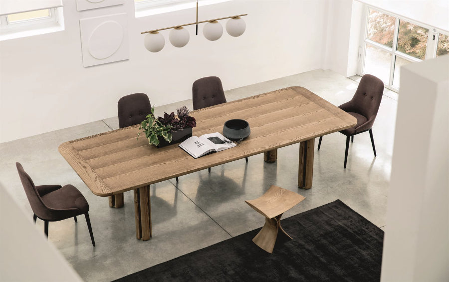 Porada Quadrifoglio Rectangular Wood Dining Table
