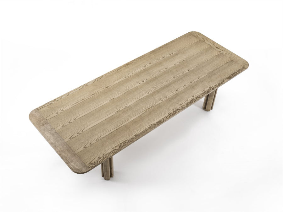 Porada Quadrifoglio Rectangular Wood Dining Table