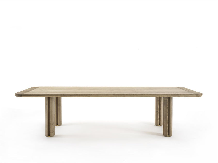 Porada Quadrifoglio Rectangular Wood Dining Table