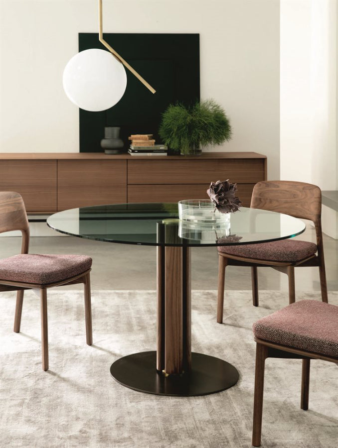 Porada Quadrifoglio Round Dining Table – Single Base
