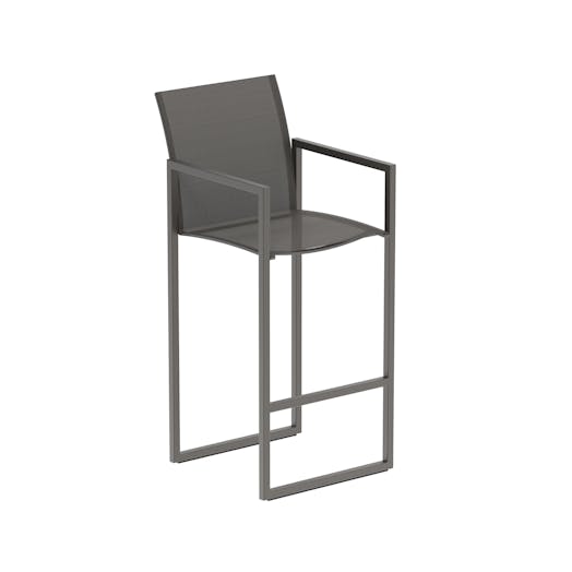 Royal Botania Ninix Bar Chair Stainless Steel