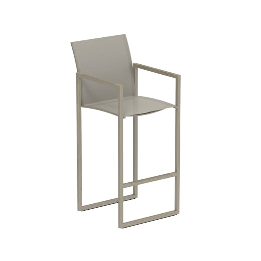 Royal Botania Ninix Bar Chair Stainless Steel