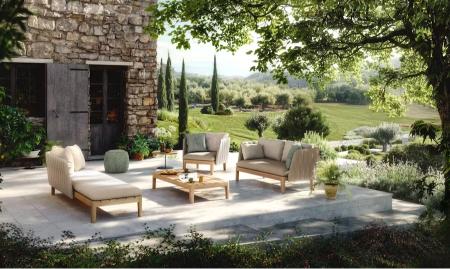 Royal Botania Calypso 3-Seater Sofa – Right Arm & Full Backrest Module