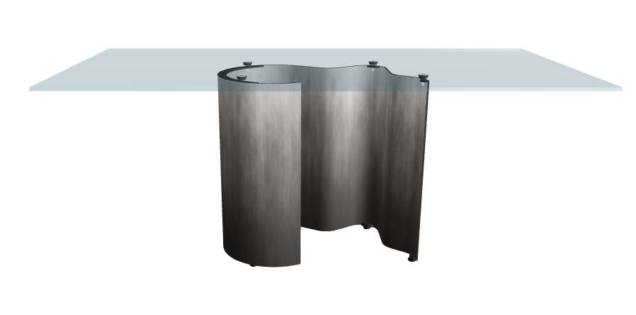 Cattelan Italia Papelito Glass Dining Table