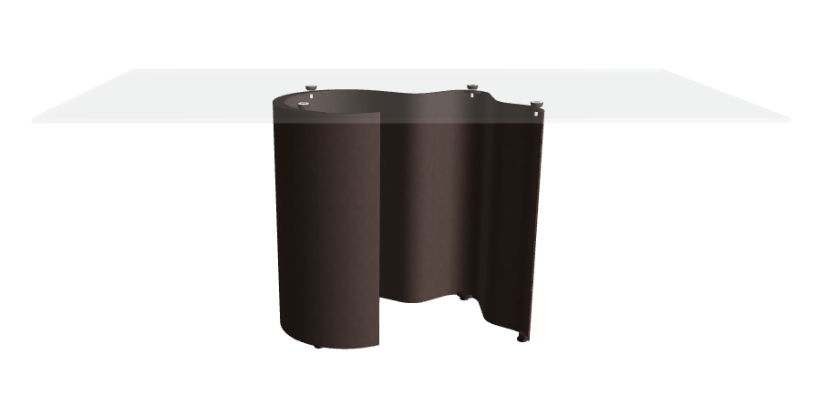 Cattelan Italia Papelito Glass Dining Table