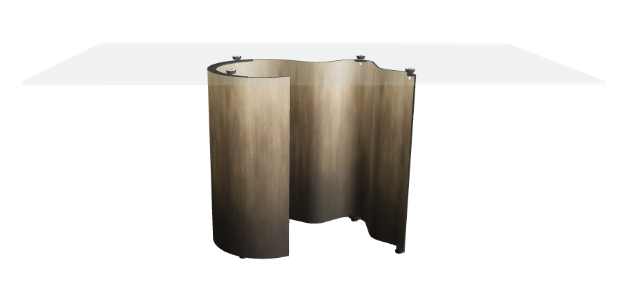 Cattelan Italia Papelito Glass Dining Table