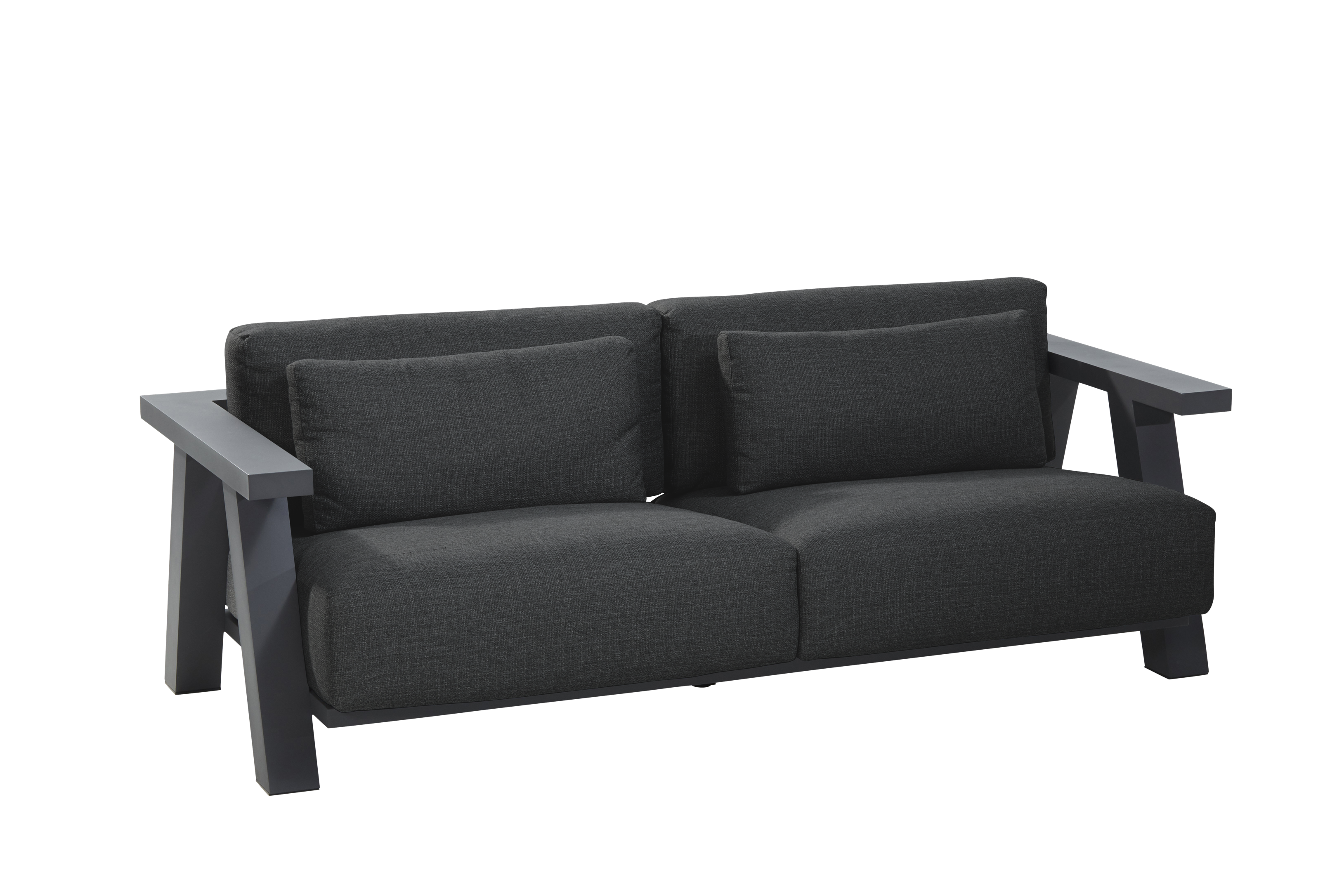 4 Seasons Outdoor Iconic Living Bench 3 Seater With 4 Cushions & 2 Pillows