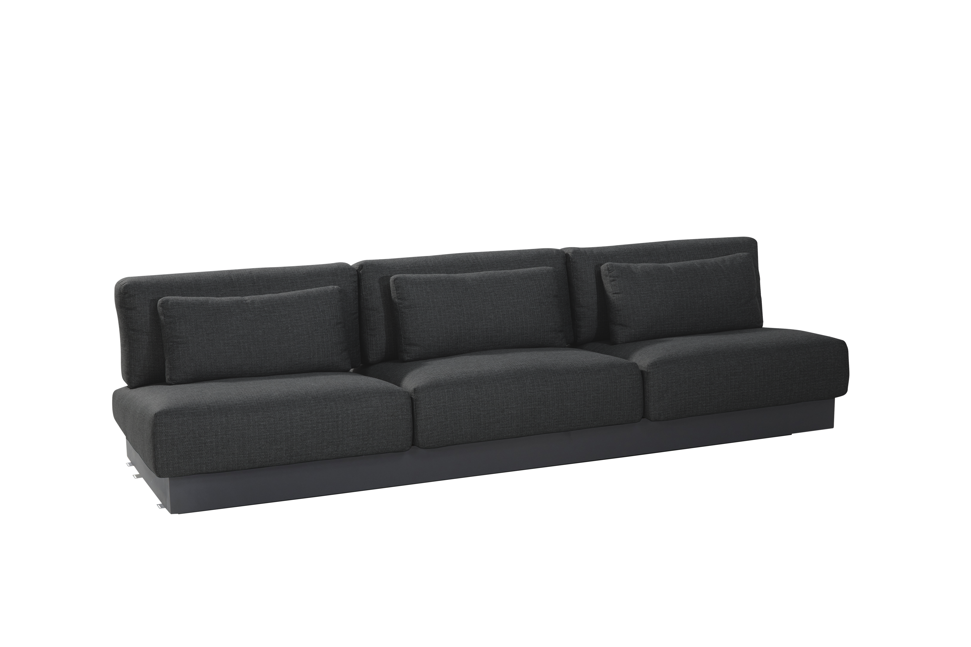 4 Seasons Outdoor Ibiza Modular 3 Seater Bench With 9 Cushions