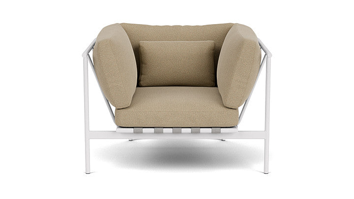 Barlow Tyrie Around Deep Seating Single Lounge Chair with Aluminium Arms