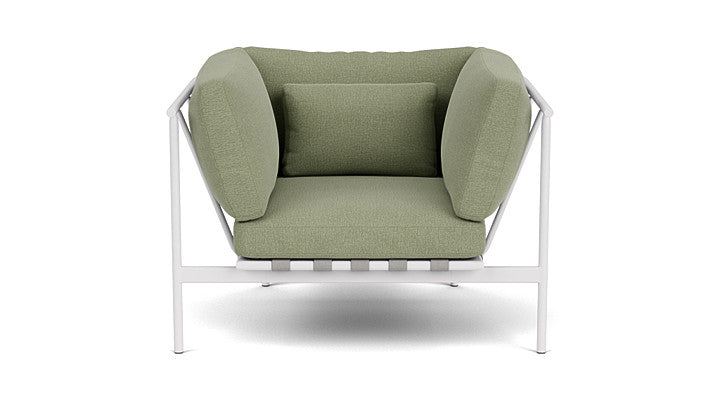 Barlow Tyrie Around Deep Seating Single Lounge Chair with Aluminium Arms