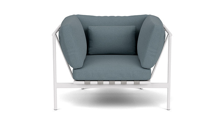 Barlow Tyrie Around Deep Seating Single Lounge Chair with Aluminium Arms