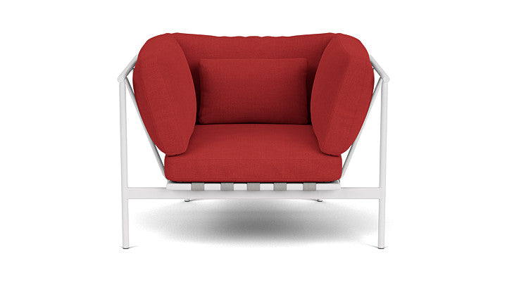 Barlow Tyrie Around Deep Seating Single Lounge Chair with Aluminium Arms